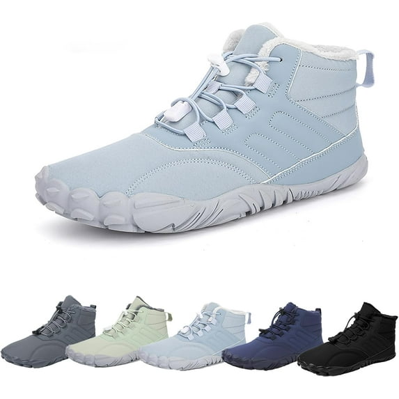 Peak Footwear for Women Men Neuropathy, Winter Barefoot Shoes Boots Wide Toe Highly Elastic Non-Slip Sneakers
