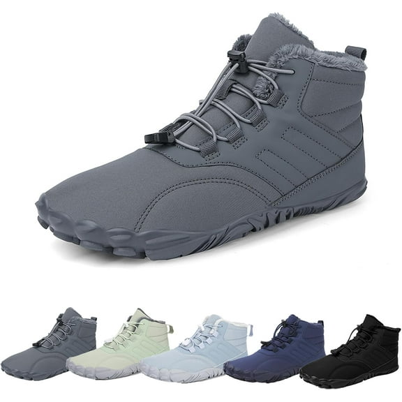 Peak Footwear for Women Men Neuropathy, Winter Barefoot Shoes Boots Wide Toe Highly Elastic Non-Slip Sneakers