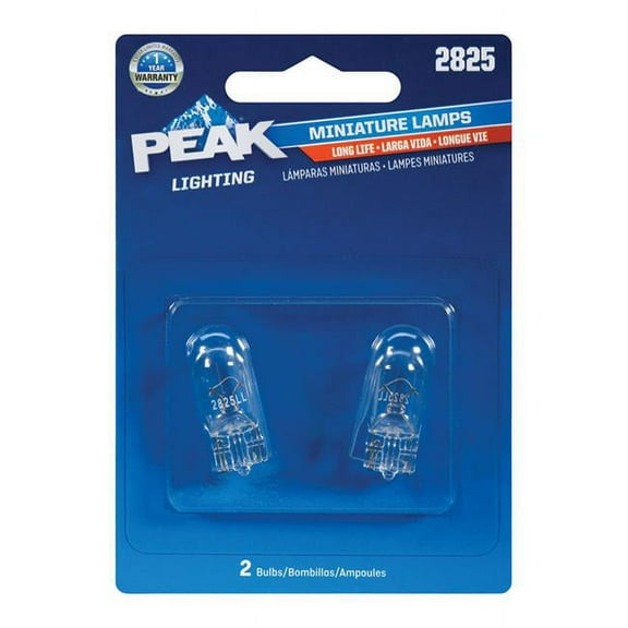 Peak Incandescent Indicator Miniature Automotive Bulb 2825