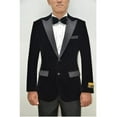 thumbnail image 1 of Peak Lapel Fashion Smoking Casual Velour Cocktail Tuxedo Jacket With Free Matching Bowtie, 1 of 1
