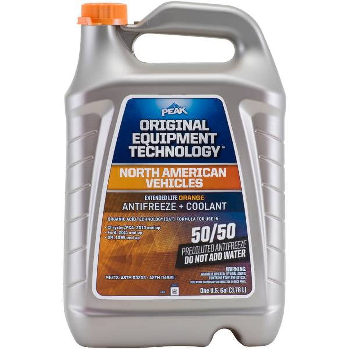 Peak Original Equipment Technology 50/50 Antifreeze + Coolant