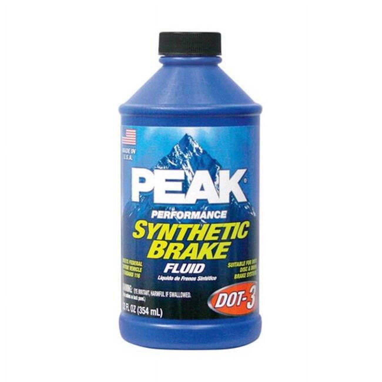 Peak PBF012D302 12 oz Performance Dot 3 Brake Fluid