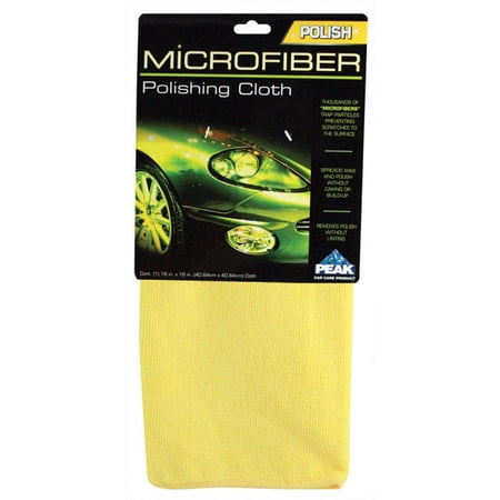 Peak Polyester Auto Cleaning Cloth 16 in. L x 16 in. W 1 pk