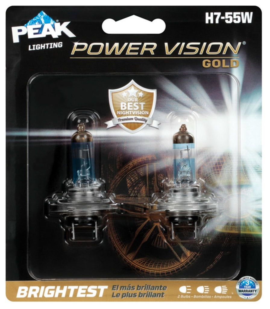 PEAK Power Vision Automotive Performance Headlights, H7 55W
