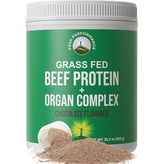 Peak Performance Beef Protein Powder Organ Complex - Chocolate