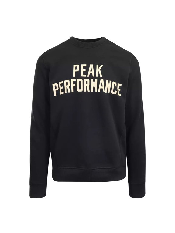 Men's Sweatshirt Navy Block Letters Long Sleeve
