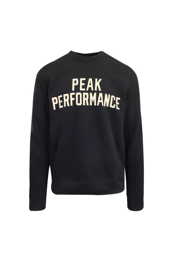 Men's Sweatshirt Navy Block Letters Long Sleeve