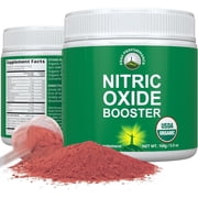 Peak Performance Nitric Oxide Powder, USDA Organic, Gluten-Free, Circulation Support, 1-Count, 5.9 oz