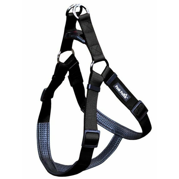 Peak Pooch No Pull Dog Harness for Small Dogs Black, 14-19" Chest S Dog Leash
