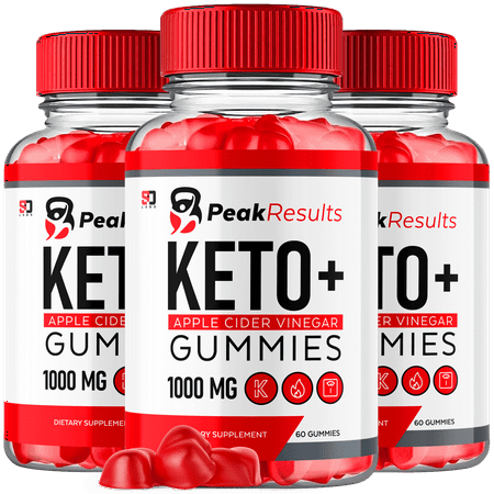Peak Results Keto ACV Gummies Maximum Strength Weight Management Supplement 180 Gummies