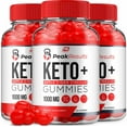 thumbnail image 1 of Peak Results Keto ACV Gummies Supplement – PeakResults Apple Cider Vinegar 1000MG, Reviews, 3 Pack, 180 Gummies, 1 of 7