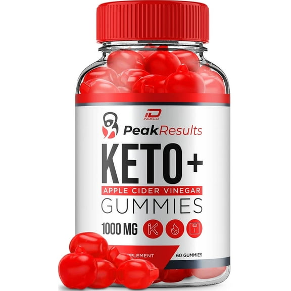 Peak Results Keto ACV Gummies Supplement PeakResults Apple Cider Vinegar 1000MG, Reviews, 60 Gummies
