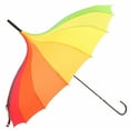 thumbnail image 1 of Peak Shaped Umbrella Wedding Parasol Bridal Umbrella Windproof Waterproof-Rainbow, 1 of 6