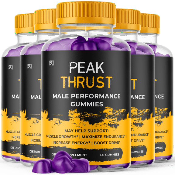 Peak Thrust Gummies for Men Advanced Max Strength Supplement 300 Gummies