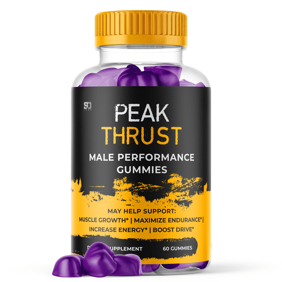 Peak Thrust Gummies for Men Advanced Max Strength Supplement 60 Gummies