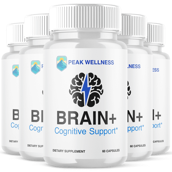 Peak Wellness Brain Advanced Formula Brain Support Pills Maximum Strength Supplement 300 Capsules