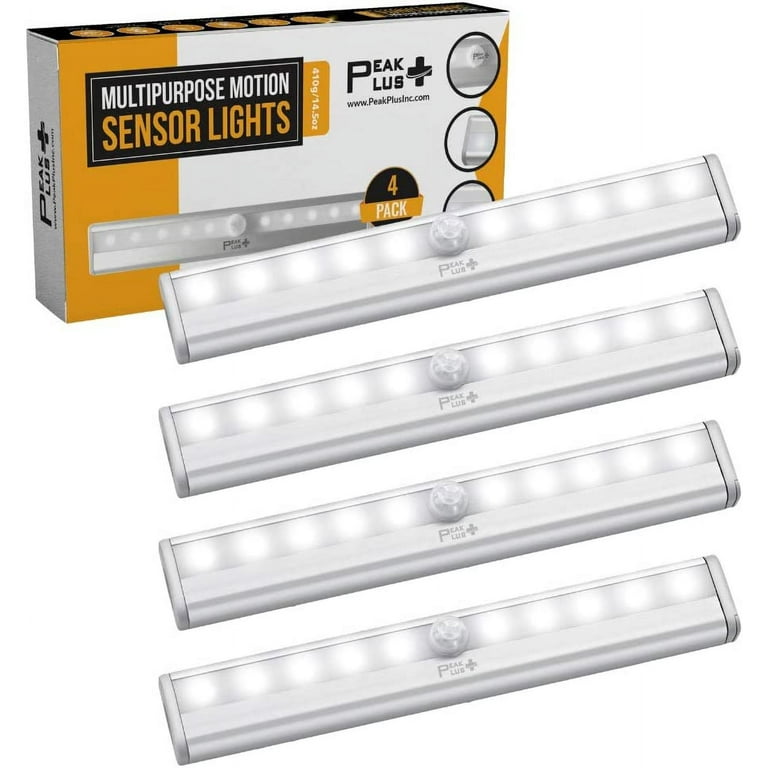 4Pack PIR Motion Sensor LED Night Light, Motion Activated Under