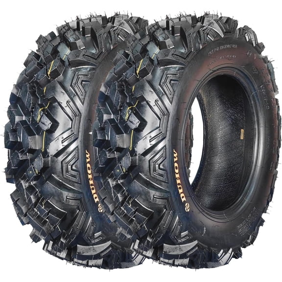 25X10-12 ATV UTV Tire 25x10x12 All Terrain Road Tire, 6 PR 2Pack 25x10 12 ATV Tires for Sand Mud tires, Tubeless