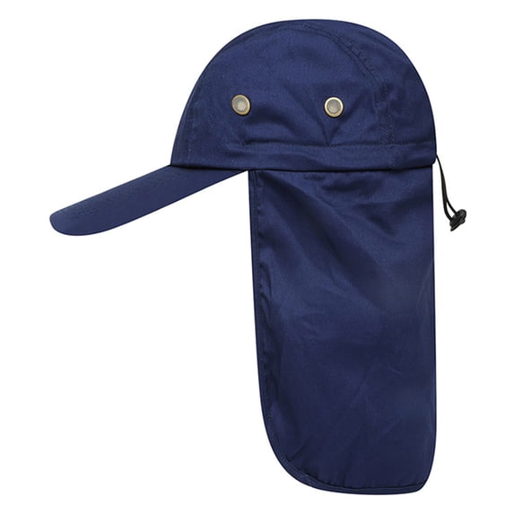 Peaked Hat Unisex Breathable Space-saving Washable Foldable Portable Baseball Hat Neck Protection Camping Climbing Hat for Travel