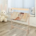 thumbnail image 1 of Peakora Adjustable Wooden Embroidery Stand, Floor Standing Embroidery Stand, Cross Stitch Frame Rack, Large Size Needlework Kits 29.53x15.75in, 1 of 20