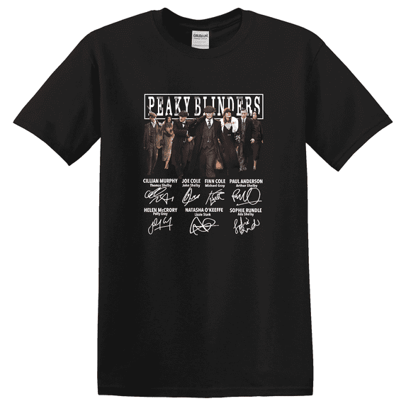 Peaky Blinders Cast Signatures Merch T-shirt
