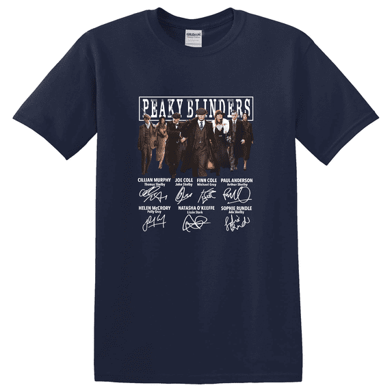 Peaky Blinders Cast Signatures Merch T-shirt