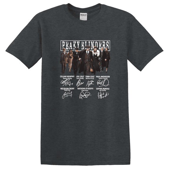 Peaky Blinders Cast Signatures Merch T-shirt