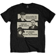 Peaky Blinders Unisex T-Shirt This Is Our City (Large)
