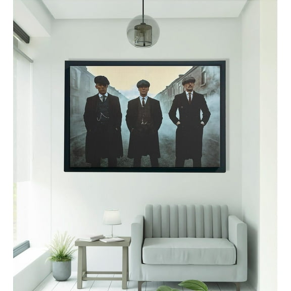 Peaky Blinders Wall Art, Thomas Shelby Wall Decor, Art, Peaky Blinders Poster, Peaky Blinders Poster, Ready To Hang, Man Cave Home Decor UNFRAMED Poster, Wall Art for Decor, Present, 24x36