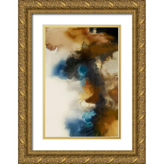 Peal, Emma 13x18 Gold Ornate Wood Framed with Double Matting Museum Art Print Titled - Shimmer