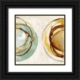 thumbnail image 1 of Peal, Emma 20x20 Black Ornate Wood Framed with Double Matting Museum Art Print Titled - Two Circles, 1 of 4