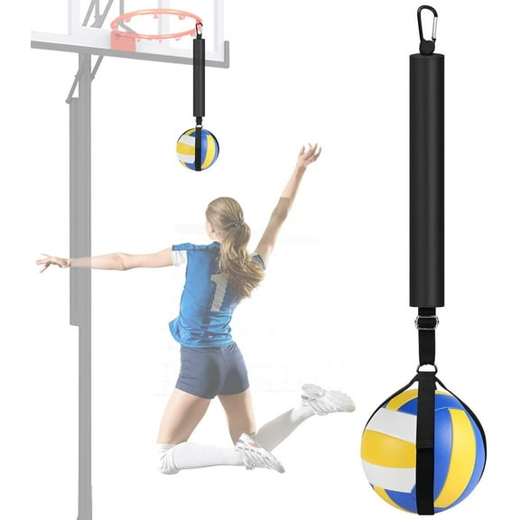 Peantoia Volleyball Spike Training Aid with D Carabiner & Adjustable Nylon Strap