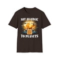 thumbnail image 1 of Peanut Allergy, Gildan Unisex Softstyle T-Shirt, Cool Graphic Tee, S-3XL, 1 of 3