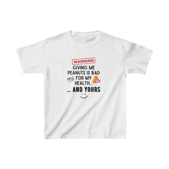 Peanut Allergy Shirt, Allergy Awareness Kids Shirt