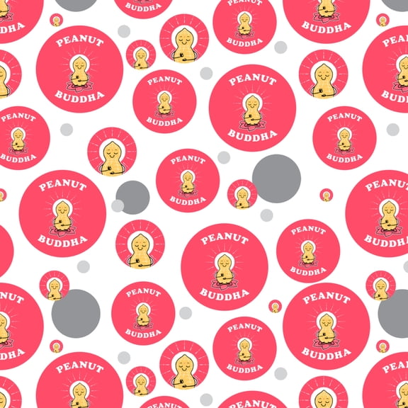 Peanut Buddha Butter Funny Humor Premium Gift Wrap Wrapping Paper Roll