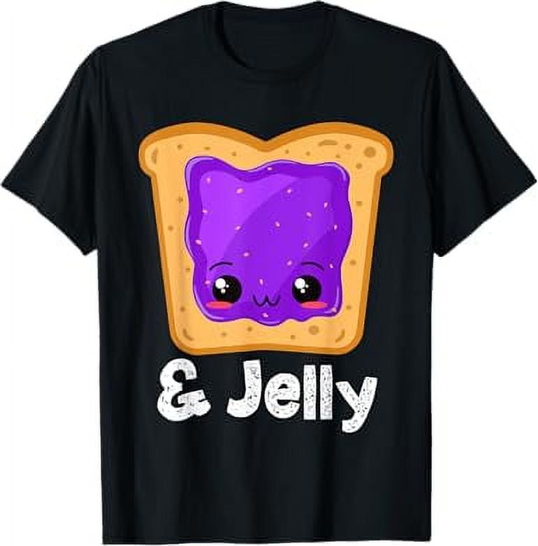 Peanut Butter And Jelly Kawaii PB&J Matching Blueberry Jam TShirt