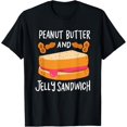 thumbnail image 1 of Peanut Butter And Jelly Sandwich T-Shirt, 1 of 4
