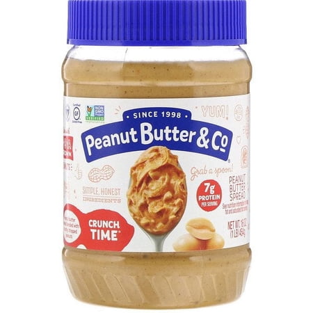Peanut Butter & Co., Crunch Time, Peanut Butter Spread, 16 oz