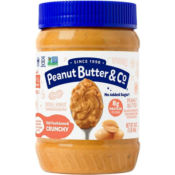 Peanut Butter & Co. Old Fashioned Crunchy, Peanut Butter, 16 oz (454 g)