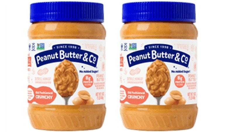 Peanut Butter & Co, Old Fashioned Crunchy Peanut Butter, 16 oz, 2 pack