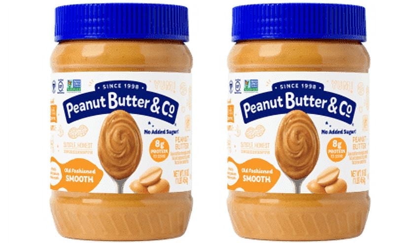 Peanut Butter & Co, Old Fashioned Smooth Peanut Butter, 16 oz, 2 pack