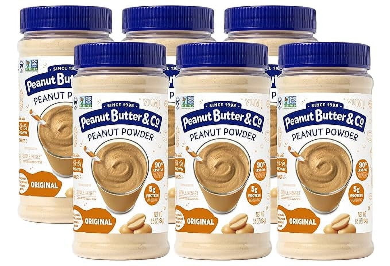 Peanut Butter & Co, Original Peanut Butter Powder, 6.5 oz, 6 pack