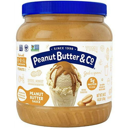 Peanut Butter & Co. Peanut Butter Sauce, Peanut Butter, 64 Oz