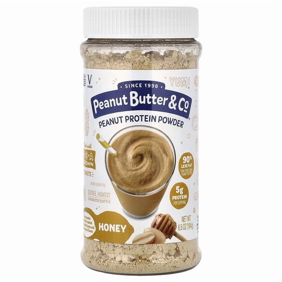Peanut Butter & Co., Peanut Powder, Honey, 6.5 oz Pack of 4