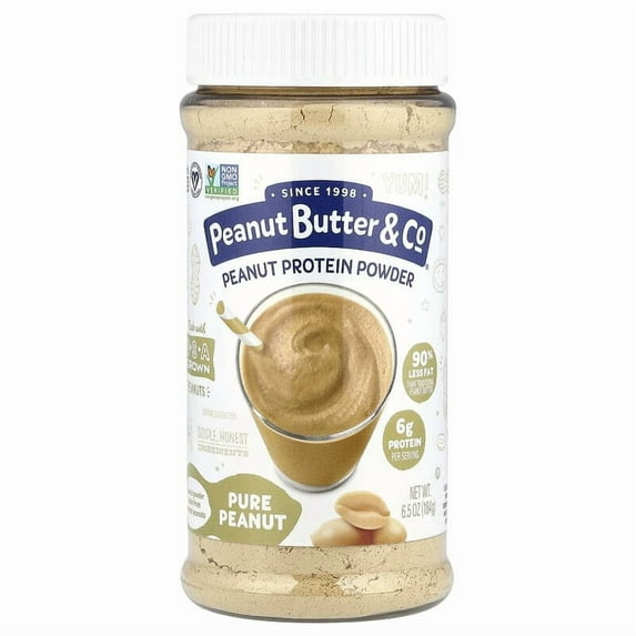 Peanut Butter & Co., Peanut Powder, Pure Peanut, 6.5 oz Pack of 4