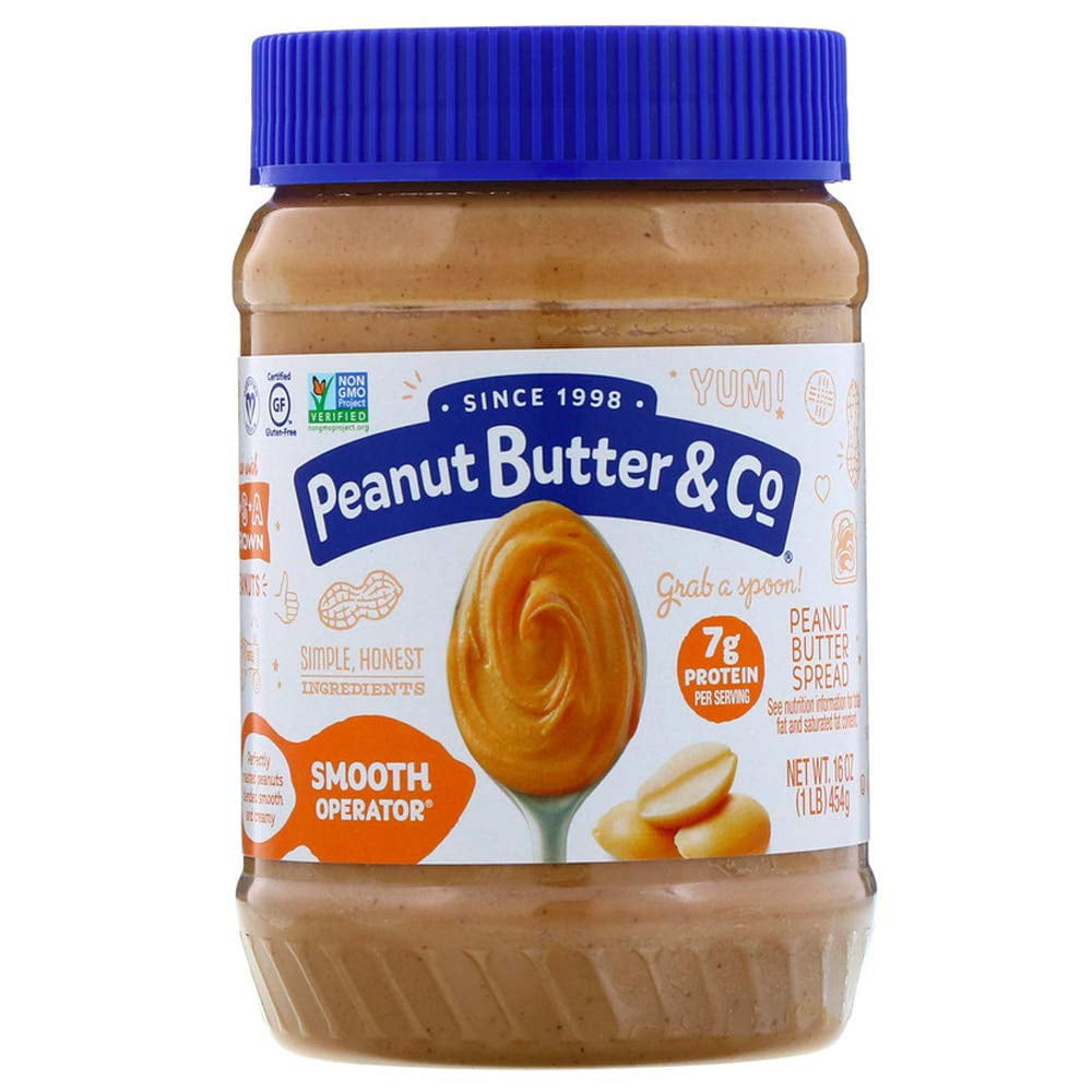 Peanut Butter & Co Smooth Operator Creamy Peanut Butter - 16 oz Pack of 4