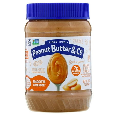 Peanut Butter & Co Smooth Operator Creamy Peanut Butter - 16 oz Pack of 4