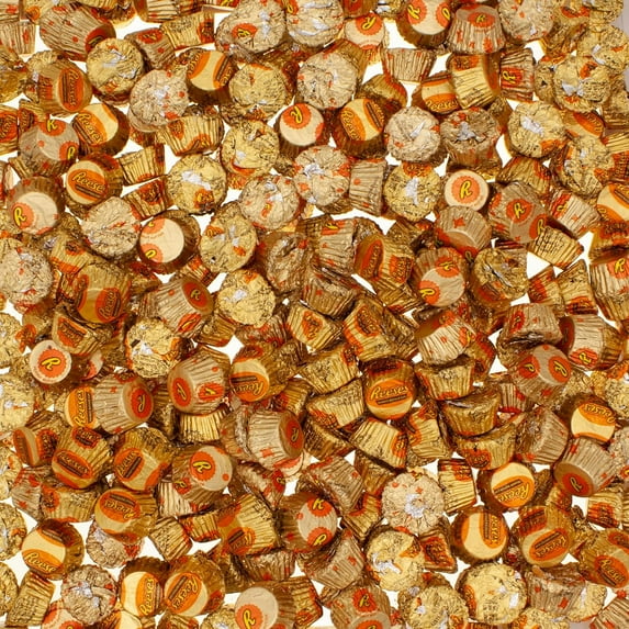 Peanut Butter Cup Minis Peanut Butter Milk Chocolate 5 Pounds Great for Party Favor Treats, Snacking, Holiday's and More in a Resealable Bulk King of Sweets Bag