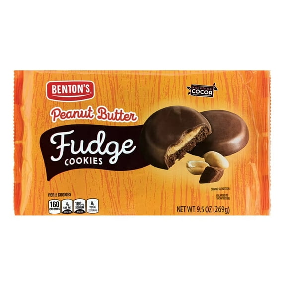 BENTON'S - Peanut Butter Filled Cookies - Delicious with yummy flavors | 9.5 Oz