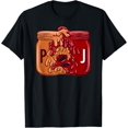thumbnail image 1 of Peanut Butter & Jelly Funny PB&J T-Shirt, 1 of 4